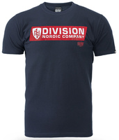T-shirt DOBERMANS DIVISION SHIELD TS370 granatowy