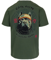 T-shirt PIT BULL MT.FUJI sage green