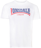 T-shirt LONSDALE TWO TONE biały