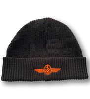 Dwustronna czapka zimowa ERIK & SONS NAVIGATOR czarna