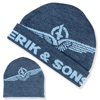 Zimowa czapka ERIK & SONS OMME szara