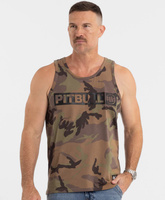 Tank top PIT BULL SLIM FIT HILLTOP woodland camo