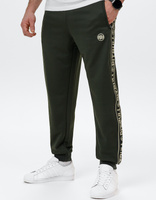 Spodnie dresowe PIT BULL OLDSCHOOL TAPE LOGO TERRY old green