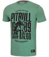 T-shirt PIT BULL Denim Washed SAN DIEGO DOG 190 zielony