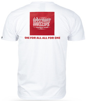 T-shirt DOBERMANS ONE FOR ALL TS372 biały