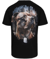 T-shirt PIT BULL HERO czarny