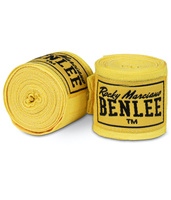 Bandaże bokserskie, owijki BENLEE ELASTIC 300 cm żółte