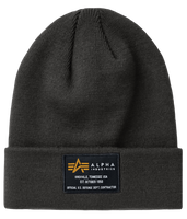 Czapka zimowa ALPHA INDUSTRIES CREW ciemnoszara 128924 04