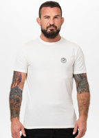 T-shirt PIT BULL SAN DIEGO CA SMALL LOGO biały (off white)