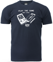 T-shirt DOBERMANS PLAY THE GAME TS375 granatowy