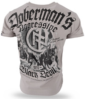 T-shirt DOBERMANS BLACK DEVIL II TS198 beżowy