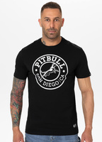 T-shirt PIT BULL SAN DIEGO CA czarny