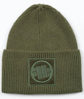 Czapka zimowa PIT BULL SINGLE LAYER CUF oliwkowa