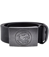 SKÓRZANY pasek PIT BULL BONES czarny
