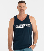 Tank top PIT BULL SLIM FIT HILLTOP granatowy (dark navy)