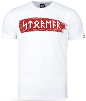 T-shirt DOBERMANS STORMER TS387 biały