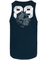 Tank top PIT BULL SLIM FIT DOG 89 granatowy
