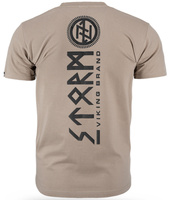 T-shirt DOBERMANS ROUGH SEA TS346 beżowy