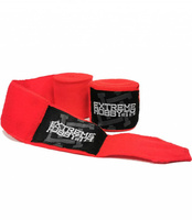 Bandaże bokserskie, owijki EXTREME HOBBY BLOCK 450 cm czerwone