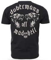 T-shirt DOBERMANS MAD AS HELL TS383 czarny