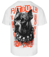 T-shirt PIT BULL BLACKY biały