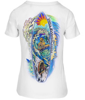 T-shirt damski PIT BULL CAMINO WMN biały