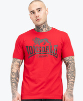 T-shirt LONSDALE LOGO  czerwony