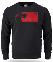 Bluza DOBERMANS NEVER FORGETS BC379 czarna prosta
