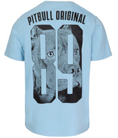 T-shirt PIT BULL EIGHTY NINE DOG błękitny (light blue)