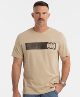 T-shirt PIT BULL CASINO 3 beżowy