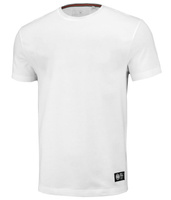 T-shirt PIT BULL SLIM FIT NO LOGO spandex biały