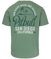 T-shirt PIT BULL SAN DIEGO BORN miętowy (mint)