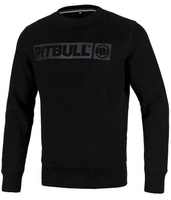 Bluza PIT BULL HILLTOP BLACK czarna prosta