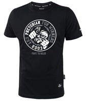 T-shirt PRETORIAN FIGHT TO RULES czarny