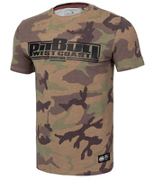 T-shirt PIT BULL SLIM FIT CLASSIC BOXING woodland camo 