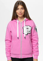 Damska bluza/kożuch PIT BULL SHERPA RUFFINA różowa (ice pink) rozpinana