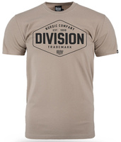 T-shirt DOBERMANS STAMP TS380 beżowy