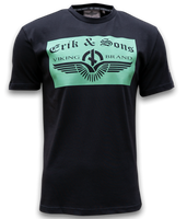 T-shirt ERIK & SONS WEEKO czarny