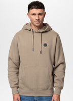 Bluza PIT BULL SMALL LOGO beżowa (pale sand) kaptur