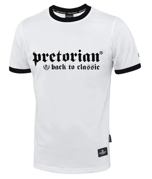 T-shirt PRETORIAN BACK TO CLASSIC biały