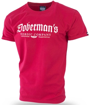 T-shirt DOBERMANS GOTHIC TS326 czerwony