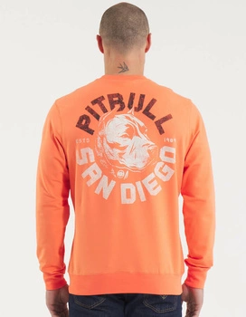 Bluza PIT BULL Tricot Terry DOG SD łososiowa (bright salmon) prosta