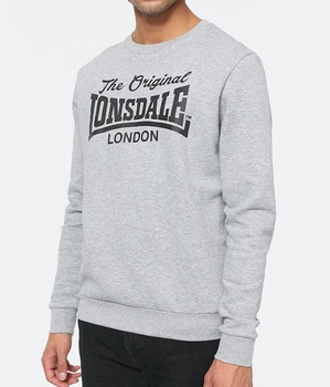 Bluza LONSDALE BURGHEAD szara prosta