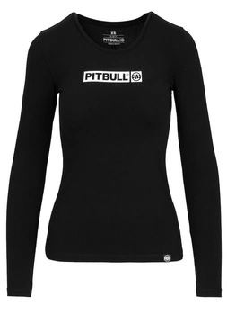 Damski Longsleeve PIT BULL Slim Fit USA CAL WMN czarny