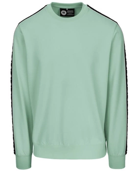 Bluza PIT BULL Tricot Terry TAPE NUGGET miętowa (light mint) prosta