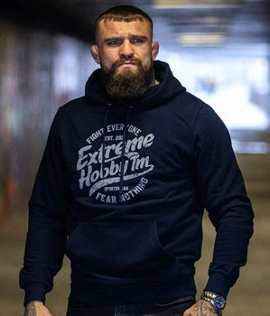 Bluza EXTREME HOBBY WHEEL kaptur granatowa