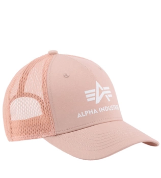 Czapka ALPHA INDUSTRIES TRUCKER BASIC różowa (pale peach) 186902 640