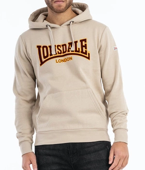 Bluza LONSDALE CLASSIC beżowa kaptur