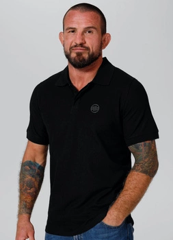 POLO PIT BULL PIQUE ROCKEY czarny