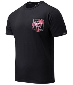 T-shirt EXTREME POCKET TROPIC czarny
